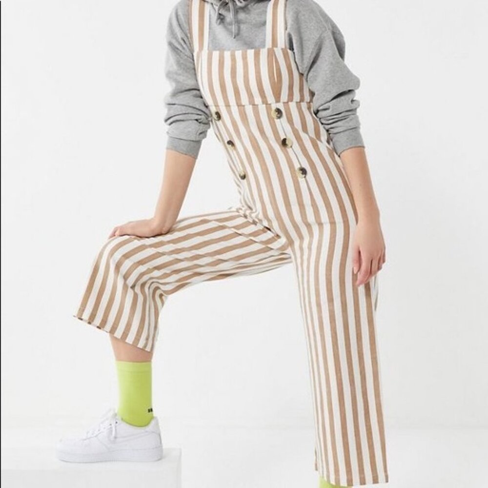 Urban Outfitters Murphy Striped Jumpsuit